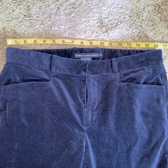 Ralph Lauren Golf women’s 12 corduroy pants navy blue casual athletic - Picture 5 of 9